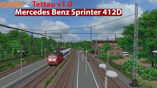 Omsi 2: Tettau *Showcase* | AI Trains | Mini Bus Mercedes Benz 412D line 8343 | + ai Trains