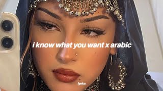 i know what you want x arabic ريمكس - شيرين - صبرى قليل (tiktok song)