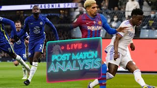 Barcelona 2-3 Real Madrid Post Match Analysis, Rudiger Contract Issue at Chelsea