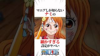 【ワンピース】マニアしか知らないナミの細かすぎる設定がヤバい #shorts #onepiece