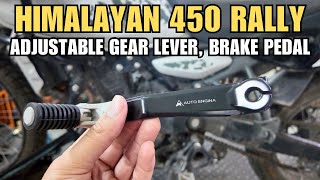 Auto Engina Adjustable Brake Pedal, Gear Shifter For Himalayan 450: Worth Rs 18,000?