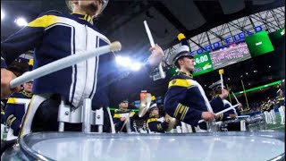 Ford Field Pregame Center Snare Cam - University of Toledo Drumline