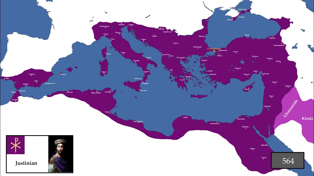 The History Of Byzantine Empire 286-1453: Every Year