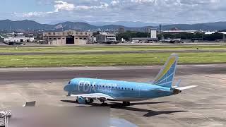 名古屋空港にて、FDAの旅客機の離陸のための移動‼️ The aircraft of FDA is moving to take off in Nagoya Airport! 8/4 2021