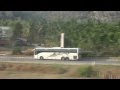 Volvo Bus Vs Train High Speed Action