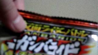 仮面ライダーバトルガンバライド　チョコスナック08弾　開封