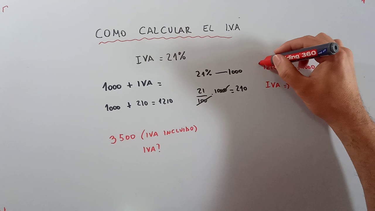 COMO CALCULAR IVA, ⛔🆘 (MAS IVA E IVA INCLUIDO) PASO A PASO. CONTABLE Y ...