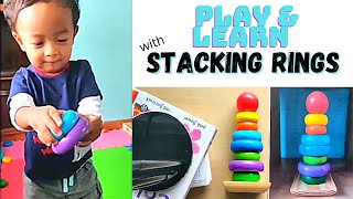HOW TO PLAY WITH STACKING RINGS | 10 STACKING RINGS Play Ideas for Babies & Toddlers