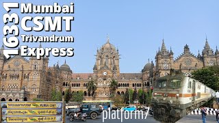 Mumbai CSMT to Thrissur by the 16331 Mumbai CSMT - Trivandrum Weekly Express -  Video 270