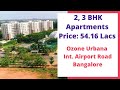 Ozone Urbana |☎️+91-8861110665 | 2, 3 BHK Flats For Sale in International Airport Road Bangalore