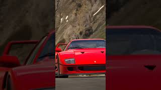 GRAN TURISMO7 世界の名車シリーズ Ferrari F40 スケープスムービー Official髭男dism#shorts #ps5 #ferrari #gt7