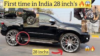 First Time in India 28 inch’s alloy wheels 🔥🫡❤️ Endeavour with 28 🛞