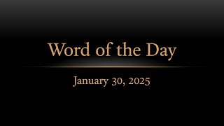 TURFJC Word of the Day for January 30, 2025: Psalm 23