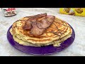 Giant Bacon Nutella Stuffed Pancake