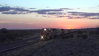 6DA2 with GWA 004 \u0026 CLF 6 at Tarcoola 2.3.2019 ( At Sunset )