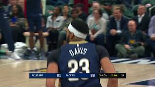 Pelicans' Anthony Davis Drops 37 Points 14 Rebounds and 4 Assists vs Pacers
