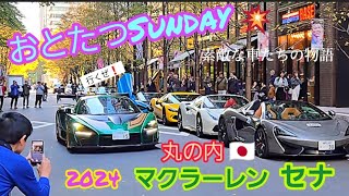 ②マクラーレンセナ🌹丸の内パレードラン🐞ゲコ色🐸🇯🇵いいぞ❗mclaren amazingcar スーパーカー 日本スーパーカー協会