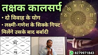 Takshak Kaalsarp Yog/Dosh | तक्षक कालसर्प के शुभ/अशुभ फल व उपाय | Lal Kitab | By-Rahul Bhatnagar