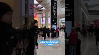 Westfield Mall in London #shorts #shopping #london