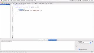 70. Relational operators: less than sign - Learn Java