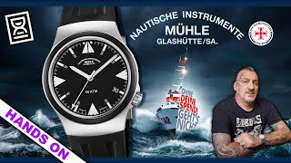 500 metri ma non è un diver: Mühle Glashütte SAR Rescue Timer Titan