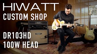 Hiwatt Custom Shop DR103HD 100W Head | The Music Emporium