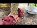 Преимущества большого ножа при резке мяса. Пареньский большой