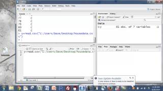 R: Read and Attach a csv file