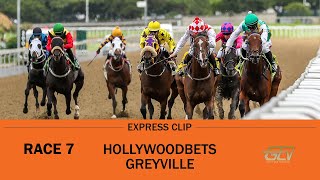 20220403 Hollywoodbets Greyville express clip Race 7 won by WATERBERRY LANE