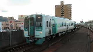 JR徳島線1500形 佐古駅到着 JR Shikoku Tokushima Line 1500 series DMU