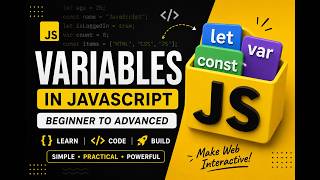 JavaScript Variables in Easy Way 🔥 | var let const Explained