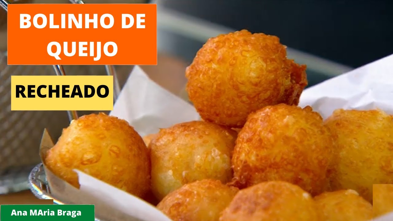 Bolinho De Queijo Recheado - Ana Maria Braga - (mais Você) Receita De ...