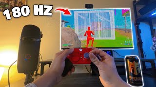 (POV) Fortnite But On a 180hz Monitor!