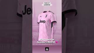 Pink is back for Juventus's third kit 🩷 | #Shorts