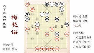 中国象棋： 梅花谱凶狠的作战意图，连续出击招招致命，中国象棋滕本良梅花谱