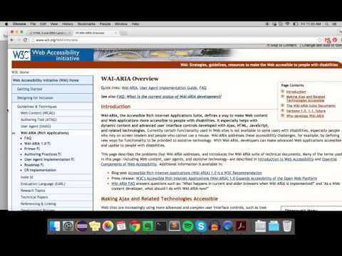 WAI-ARIA : Using roles for accessibility purposes (HTML5) WAI-ARIA : Using roles for accessibility purposes (HTML5)
