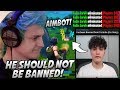 Ninja Gets ANGRY & Explains Why FaZe Jarvis SHOULDN'T Be BANNED From Fortnite For Hacking!