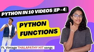 Python in 10 videos - Python Functions - Lambda | Map | Filter [Ep-4] |Tamil #pythonforbeginners
