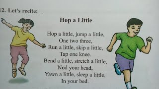 Hop a little jump a little rhyme || Rhyme for kids