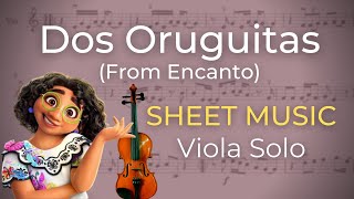 DOS ORUGUITAS (From Encanto) - Viola Solo SHEET MUSIC