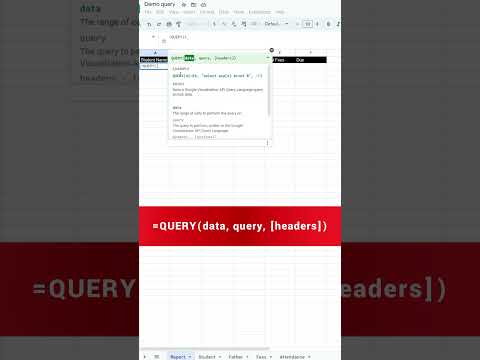 Función QUERY en Google Sheets para consolidar datos #googlesheets #query #function #installerguru