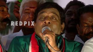 singamuthu comedy speech at rk nagar tamil live news, tamil news today, tamil, latest news, redpix
