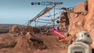 SWBF　ヒロヴィラ　苦手なタスケン野営地でボバフェット