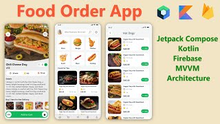 ✅ Food App android studio tutorial - how to make food ordering app? 🔥