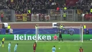 Bellissimo rigore di Daniele de Rossi contro Barcellona