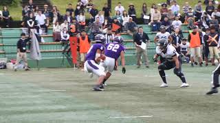 龍谷大学 vs 京都大学　プレー動画No.4（2019年10月26日 宝ヶ池球技場）