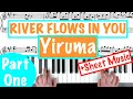 RIVER FLOWS IN YOU - Yiruma Piano Tutorial - PART 1