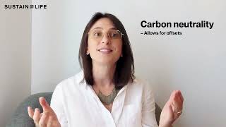 What's the difference between net-zero and carbon neutral?