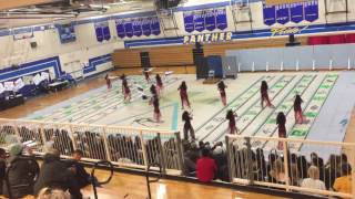 Franklin MS Colorguard Benicia Winter Review 2017