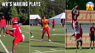 Chiefs WR's MAKING PLAYS in Training Camp 👀🔥 | Kansas City Chiefs Training Camp Highlights